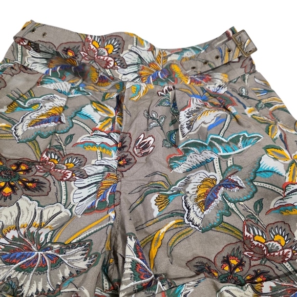 Banana Republic linen Floral Patterned Women's Shorts - Picture 8 of 15
